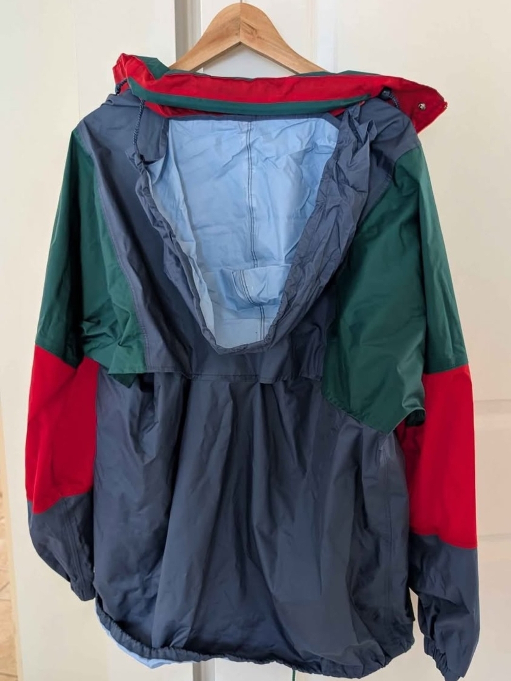 Vintage Men's Colorblock Windbreaker Jacket - Picture 4 of 4